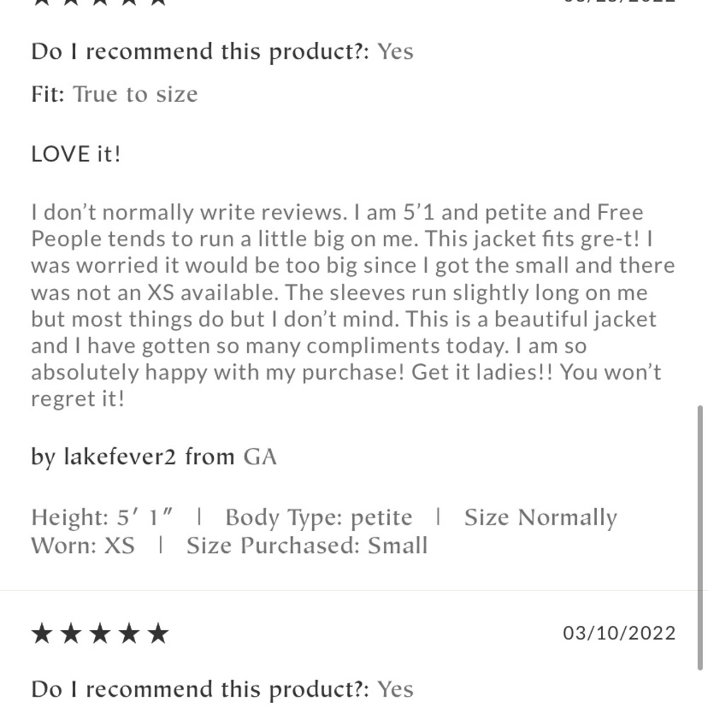 Free People - Wild Leather jacket 🔥 worn once olive green
Style No: 65638132 - Picture 6 of 6